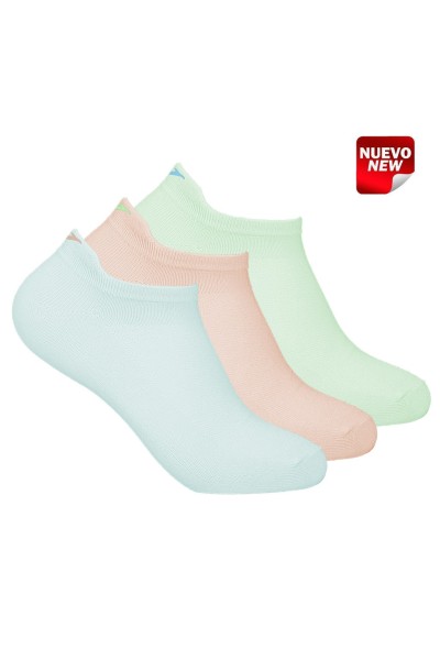 JS201713I pack 3 invisible Calcetines Mujer