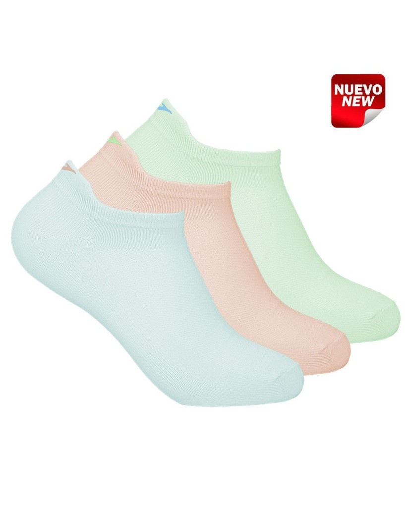 JS201713I pack 3 invisible Calcetines Mujer