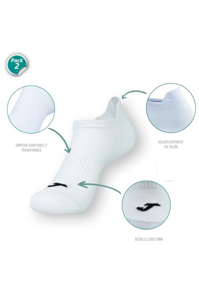 JS201810I pack 2 invisible Calcetines Hombre-Joma