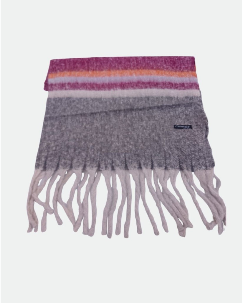 ISM-026 BUFANDA LANA RAYAS COLORES