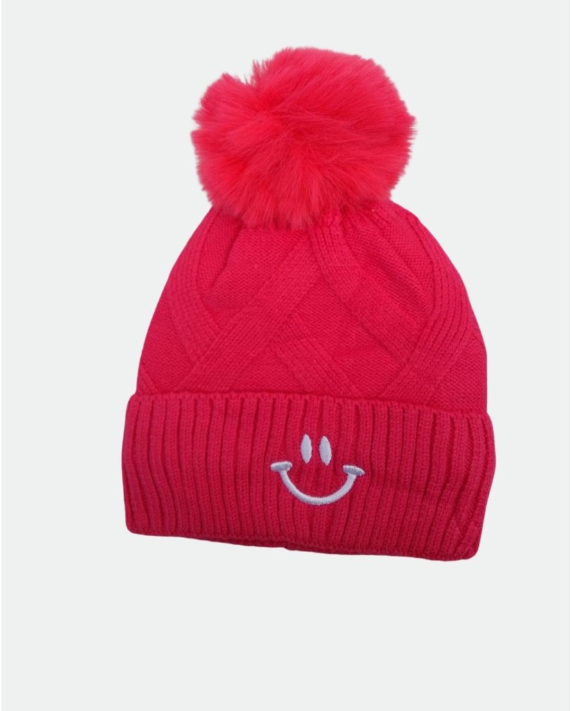 ED-007 GORRO DE LANA INFANTIL ROMBOS SMILE