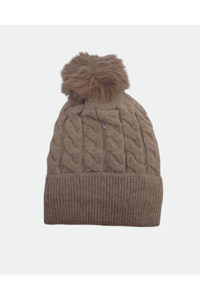 ED-002 GORRO DE LANA INFANTIL POM POM
