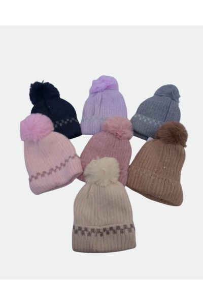 ED-023 GORRO DE LANA INFANTIL BRILLO-40 Grados