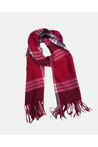 ISM-020 BUFANDA CUADROS MUJER