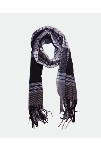 ISM-020 BUFANDA CUADROS MUJER