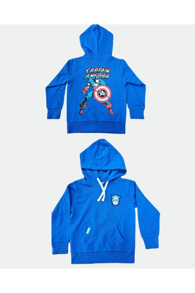MC5218546NI Sudadera niño Capitán América con capucha