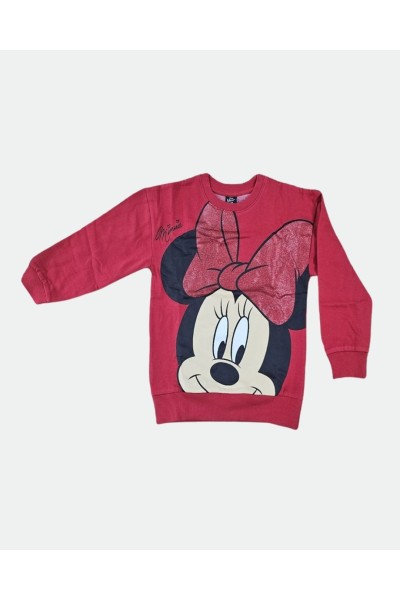 MF52181416NI Sudadera roja niña Minnie Mouse