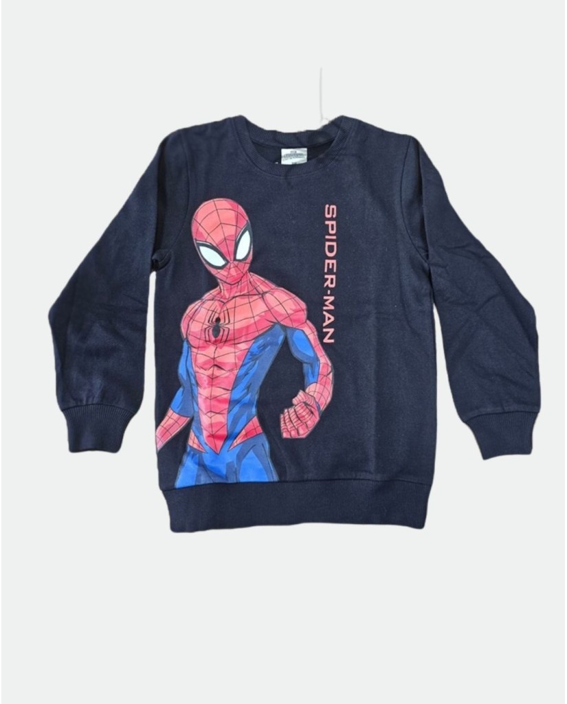 S52181494NI Sudadera negra Spiderman infantil