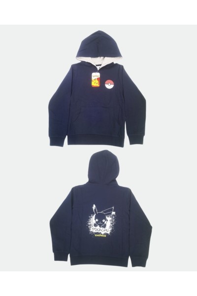 NW1111 Sudadera infantil Pokemon capucha