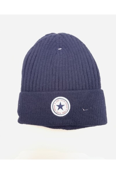 ED-013 GORRO DE LANA ESTRELLA ADULTO