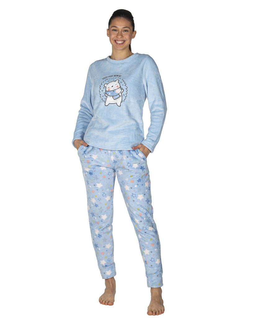 EP0110 Pijama mujer invierno coralaina Javier Golmar