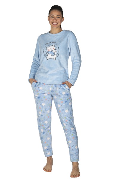 EP0110 Pijama mujer invierno coralaina Javier Golmar