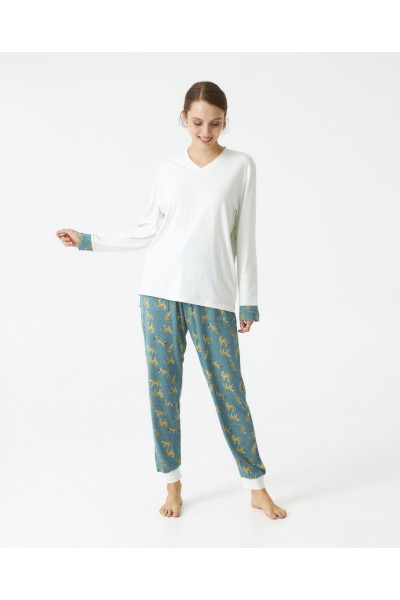 DP0601 Pijama mujer animales J&J Brothers