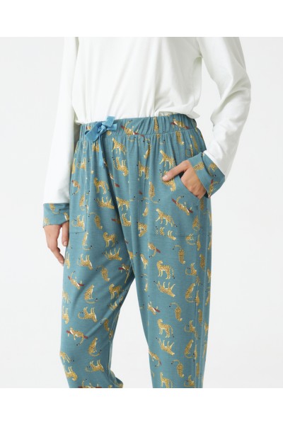 DP0601 Pijama mujer animales J&J Brothers