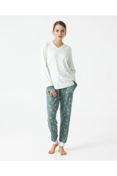 DP0601 Pijama mujer animales J&J Brothers
