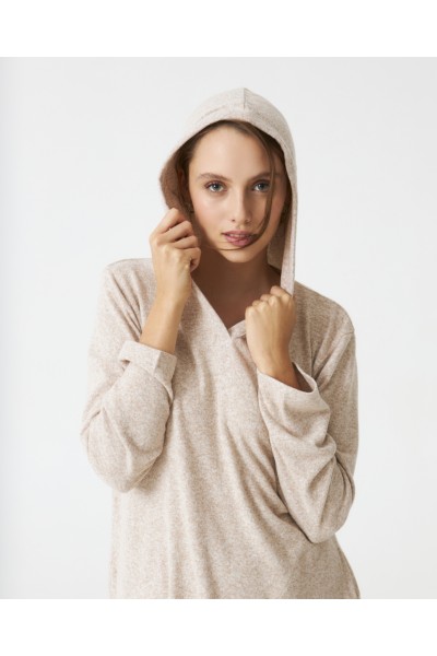 DP2000 Pijama mujer con capucha J&J Brothers