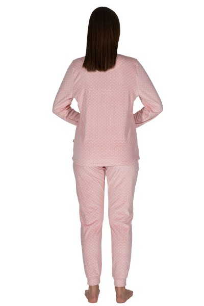 DP0405 Pijama mujer terciopelo rosa Javier Golmar
