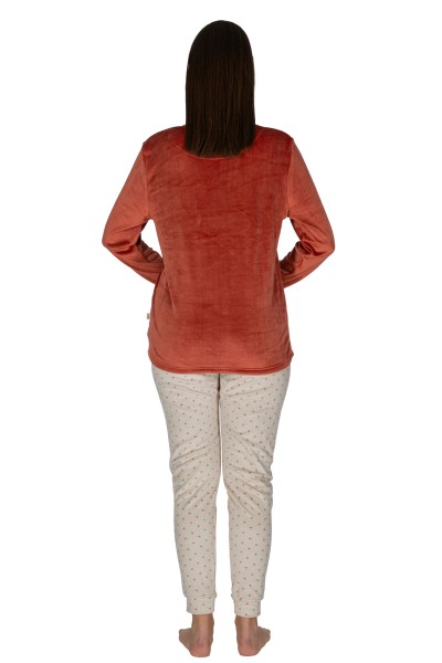 DP0250 Pijama mujer terciopelo Javier Golmar
