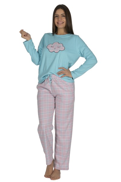 DP0131 Pijama mujer punto milano nube Javier Golmar