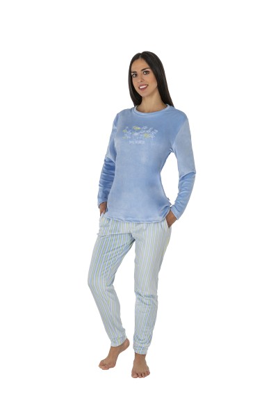 CP1005 Pijama mujer terciopelo Javier Golmar