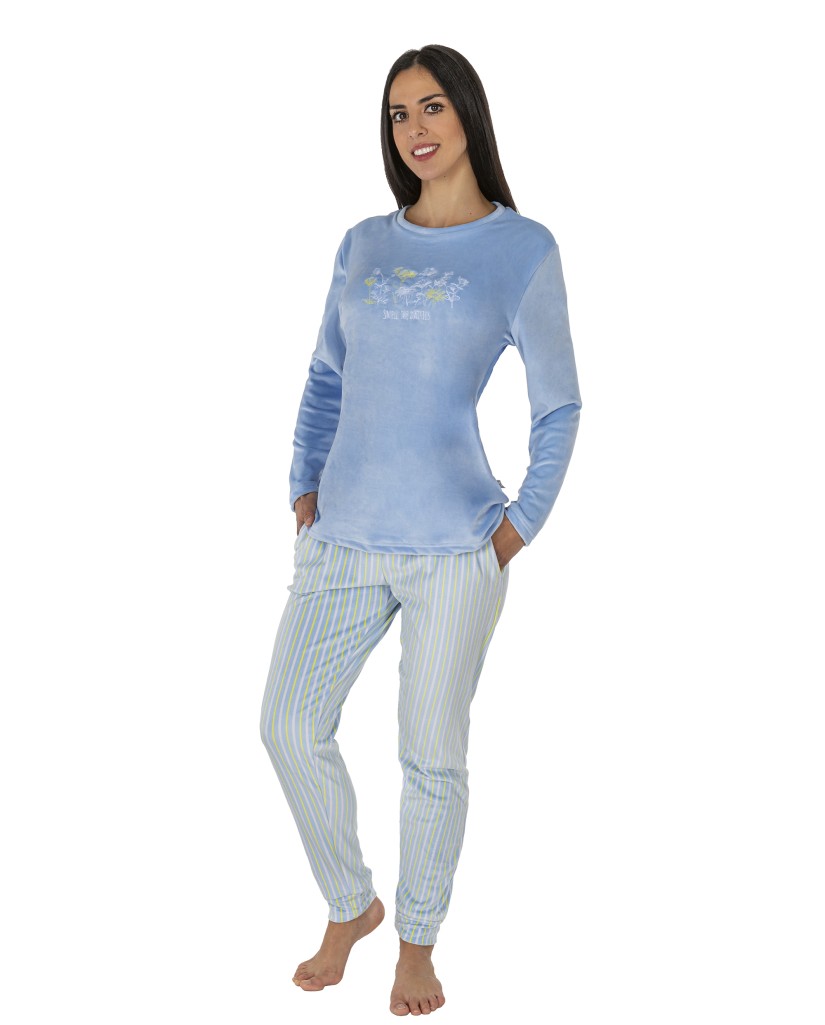 CP1005 Pijama mujer terciopelo Javier Golmar