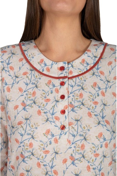 DP0214 Camisón flores Javier Golmar