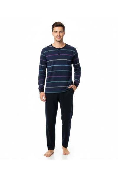 23903 Pijama hombre algodón...