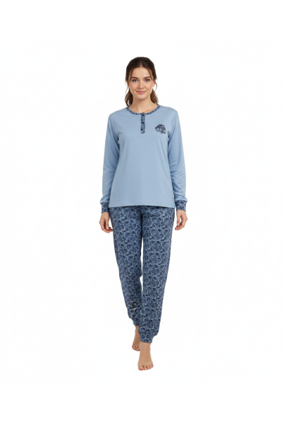 23809 Pijama mujer algodón...