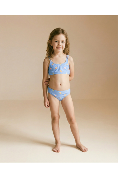 8030-05 Bikini niña azul...