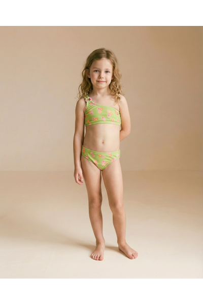 8031-04 Bikini niña verde...