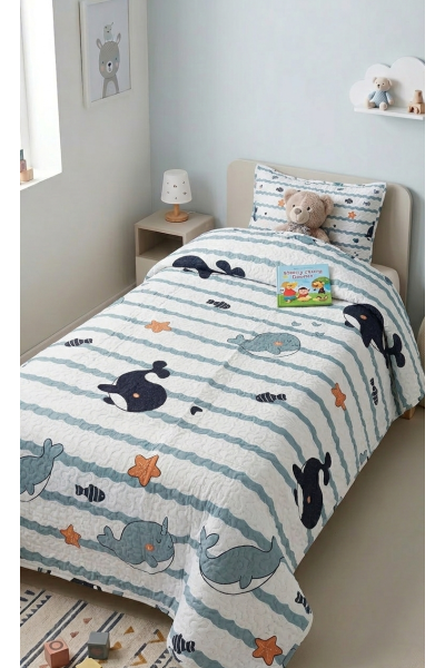 25185 Colcha estampada...