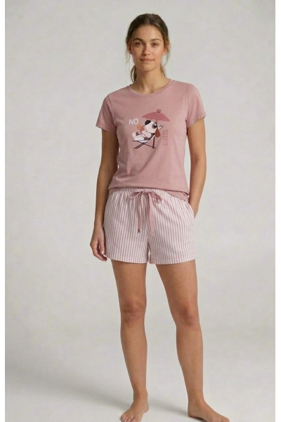 MD003 Pijama manga corta...