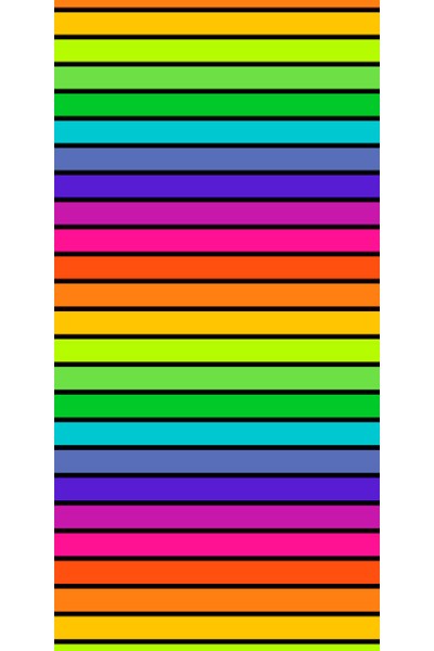 5956  Toalla colores rayas...