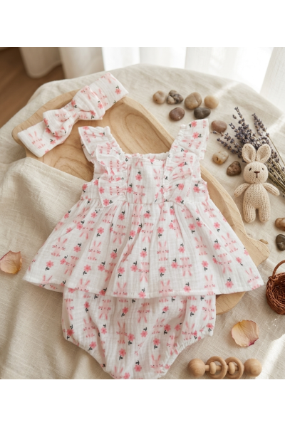 DXG-530 Vestido bebé con...
