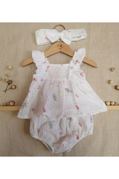 DXG-528 Vestido bebé con...
