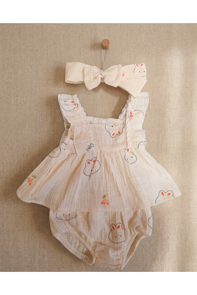 DXG-527 Vestido bebé con...
