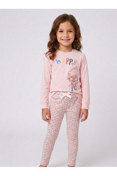 NA214030 Pijama niña manga...