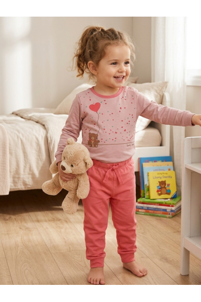 NA214004 Pijama niña manga...