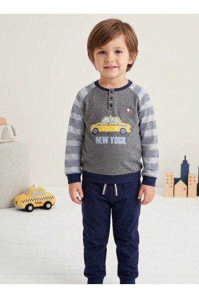 NO215020 Pijama niño manga...