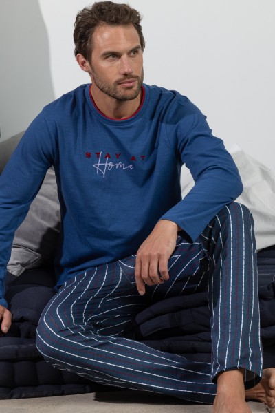 64778-0 Pijama hombre manga...
