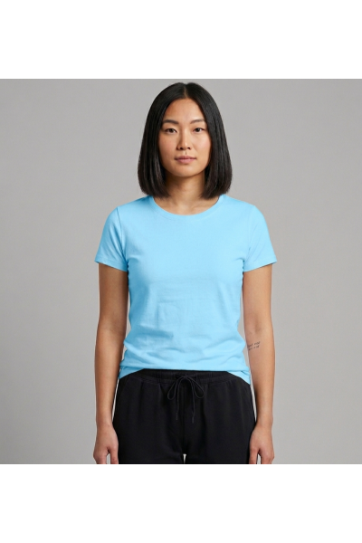 A1202B CAMISETA MUJER BÁSICA