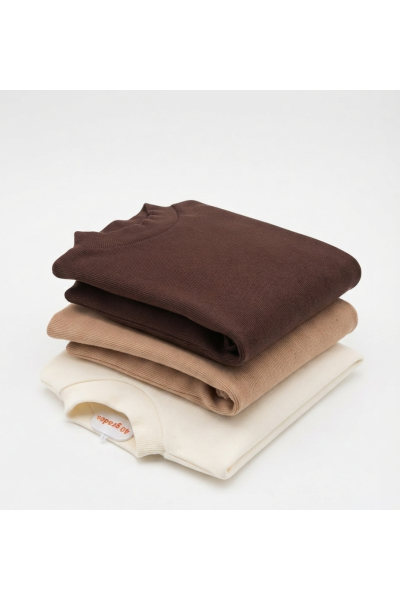 24125-Pack3 Camisetas Cuello Semicisne Unisex