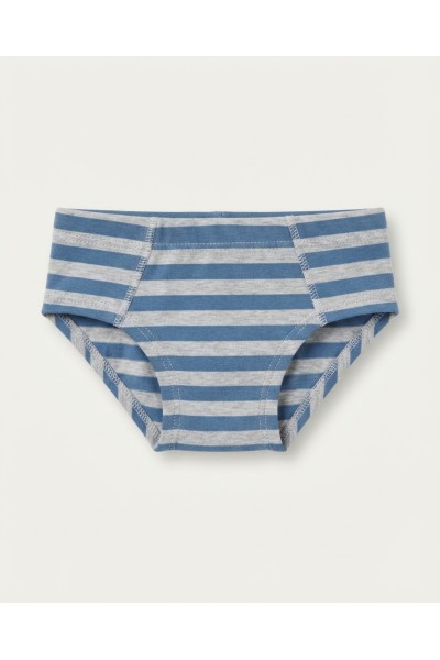 Slip niño rayas gris