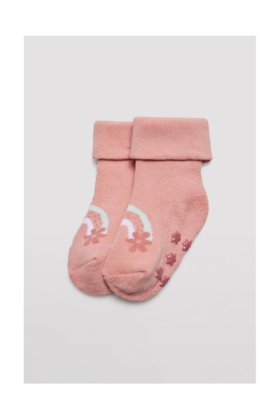 52842 Pack dos calcetines bebé térmicos antideslizante