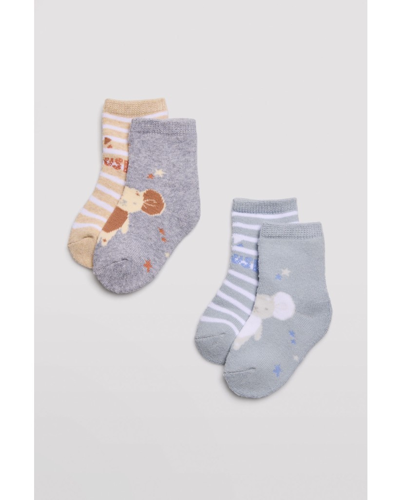 52848 Pack dos calcetines bebe térmicos