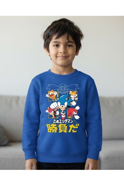 C5218090NI Sudadera azul niño Sonic