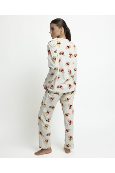 64693-0 Pijama mujer marga larga Winnie The Pooh