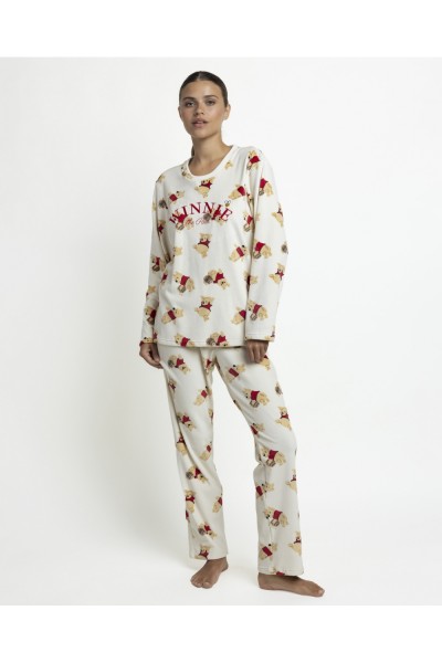64693-0 Pijama mujer marga larga Winnie The Pooh