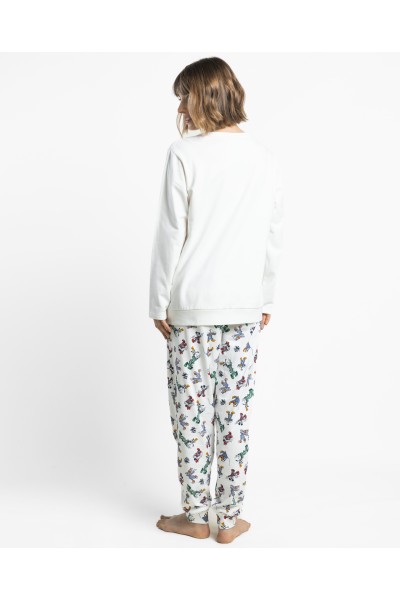 64665-0 Pijama mujer manga larga Minnie Friday Vibes