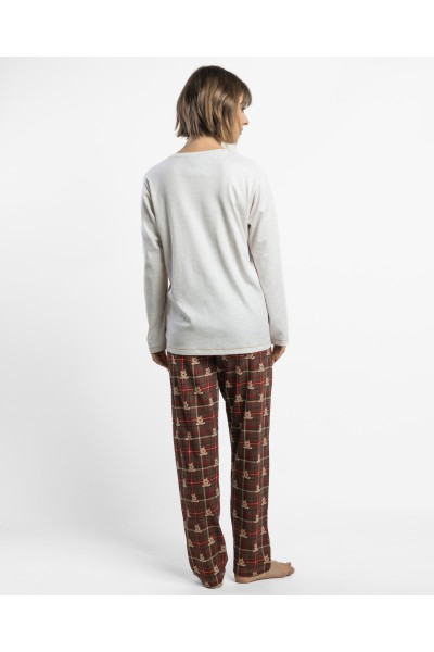 64670-0 Pijama mujer manga larga Winnie The Pooh